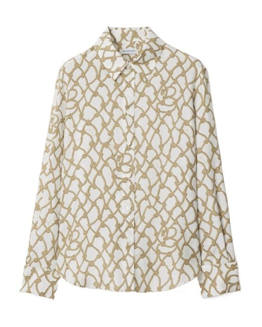 Burberry Natural Knot Silk Shirt