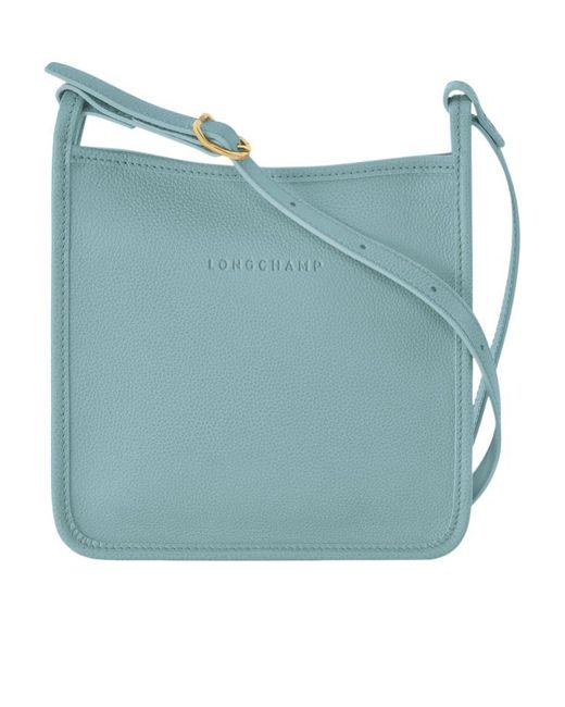 Longchamp Blue Zippered Cross-Body Bag