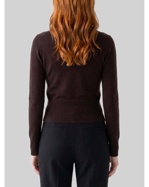 Max Mara Black Mxmvetta Crewneck Knitted Jumper
