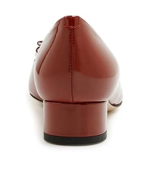 Bally Red Bow Design Flat Shoes