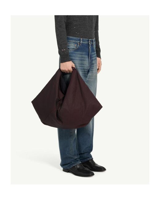 MM6 by Maison Margiela Blue Logo Patch Straight Leg Jeans for men