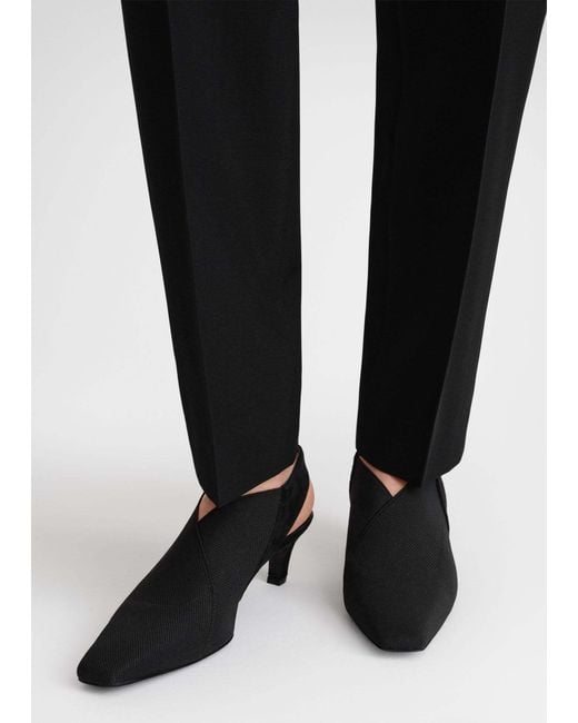 Totême  Black 50Mm Suede Pumps