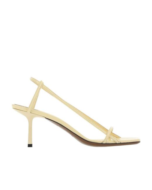 Neous White Strappy Minimalist Sandals