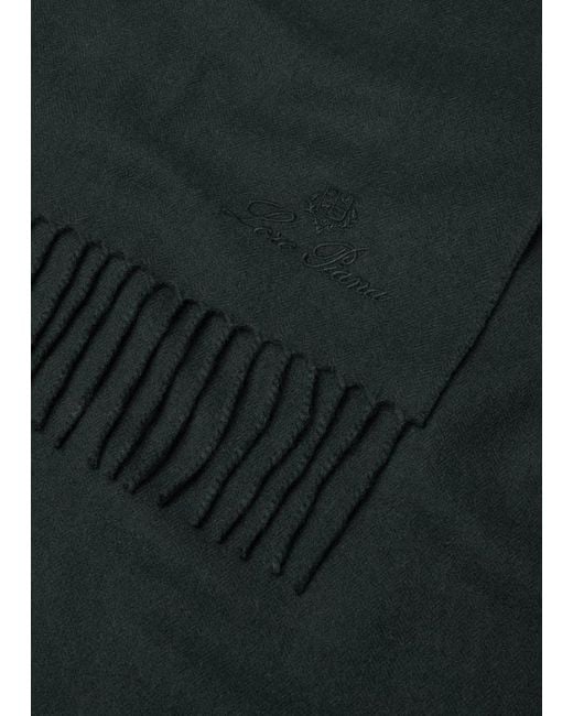 Loro Piana Green Leggera Grande Unita Scarf for men