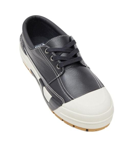 DIESEL Gray S-D-Verse Mocassin Sneakers for men