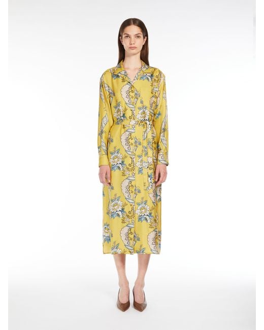 Weekend by Maxmara Yellow Long-Sleeved Dress