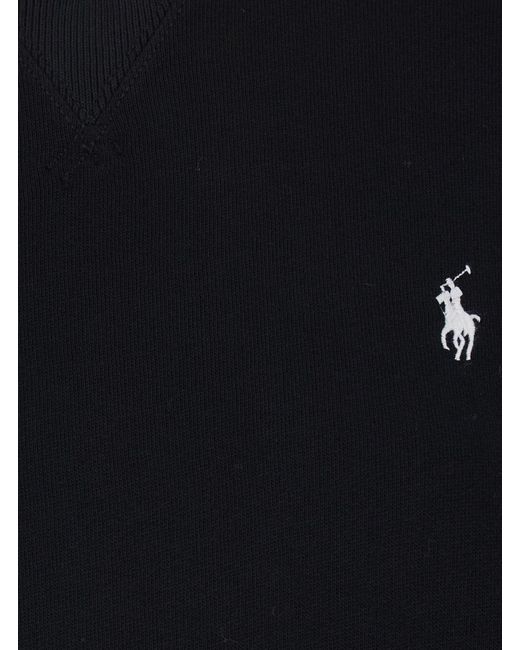 Polo Ralph Lauren Blue Logo Embroidered Crewneck Sweatshirt