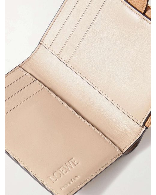 Loewe Brown Compact Zip Wallet