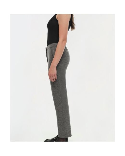 Jonathan Simkhai Gray Hayley Cropped Trousers