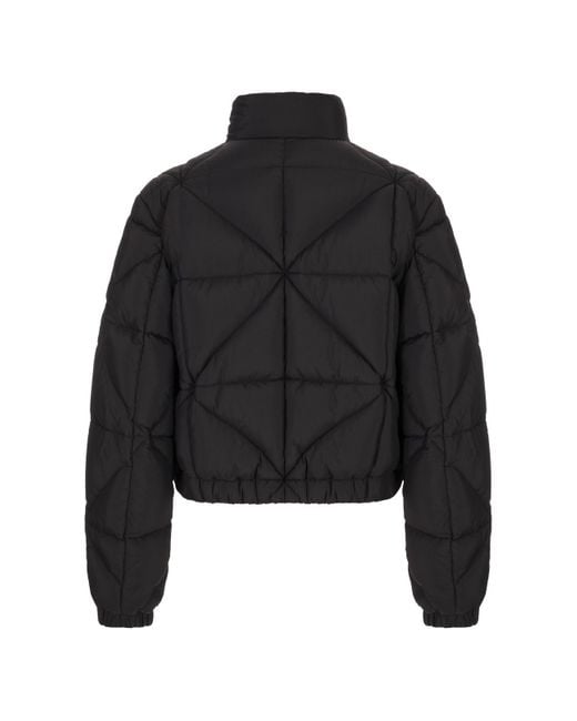 Moncler Black Anafi Zip-Up Quilted Jacket