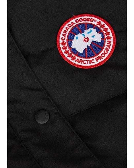 Canada Goose Black Freestyle Quilted Arctic-Tech Shell Gilet