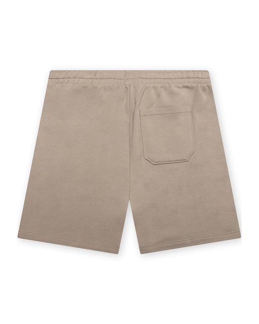 Helmut Lang Gray Logo-Embroidered Tape Track Shorts for men