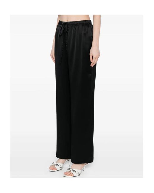 Reformation Black Olina Trousers