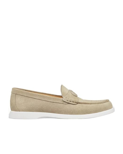 Dior Homme Granville Slip-On Loafers in White for Men | Lyst