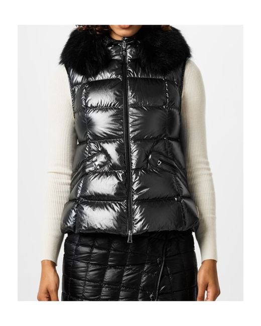 Moncler Black Sleeveless Down Jacket