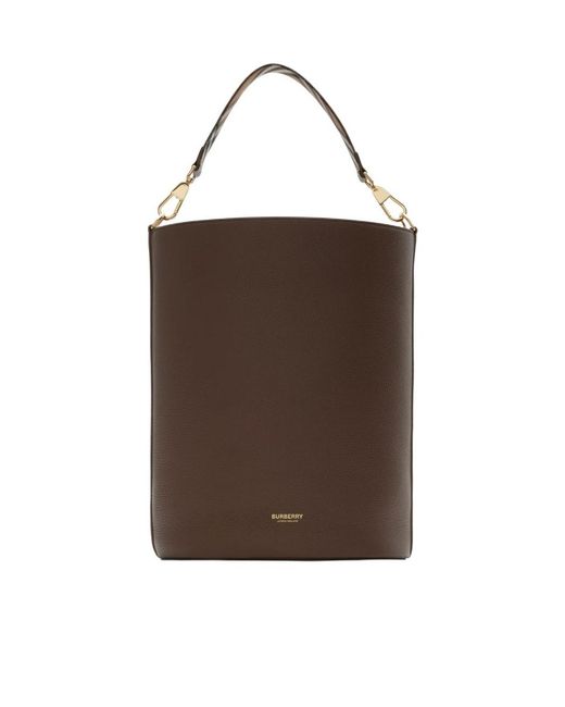 Burberry Brown Medium Bucket Shoulder Bag