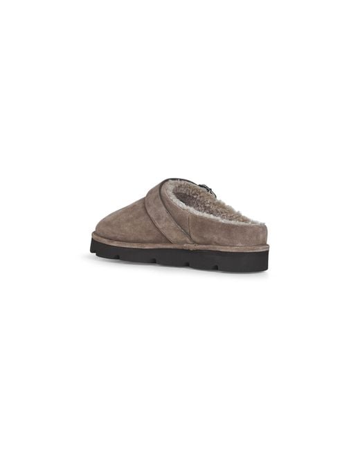 Brunello Cucinelli Brown Round Toe Buckled Mules