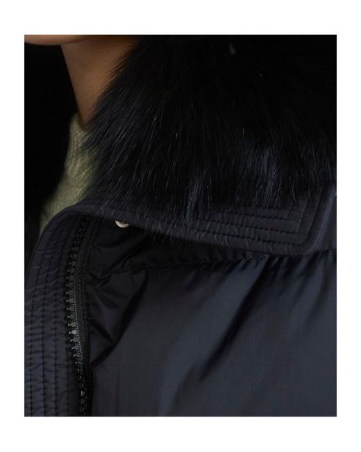 Yves Salomon Black Down Jacket
