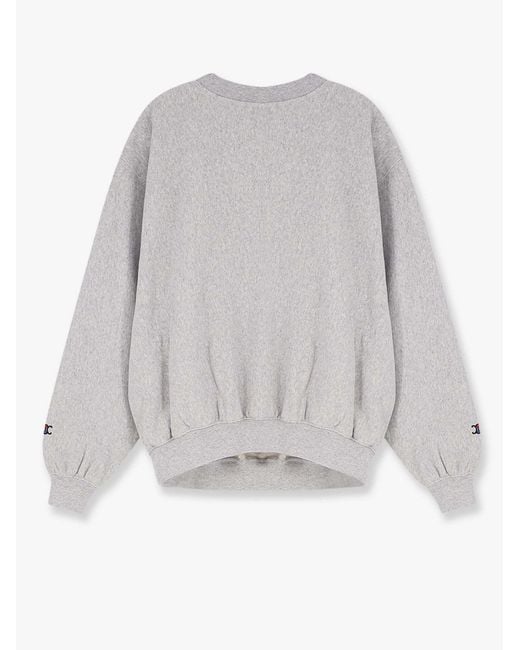 Céline White Long-Sleeve Sweatshirt