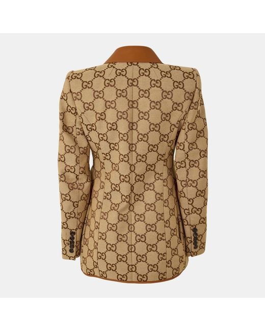 Gucci Brown Longlength Blazer