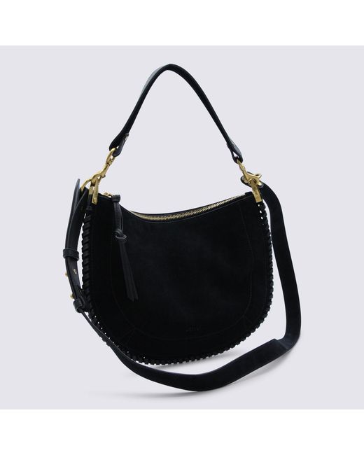Isabel Marant Black Oskan Zipped Crossbody Bag