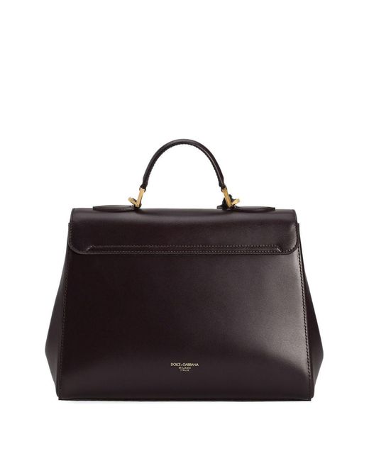 Dolce & Gabbana Black Marlene Foldover Top Handbag