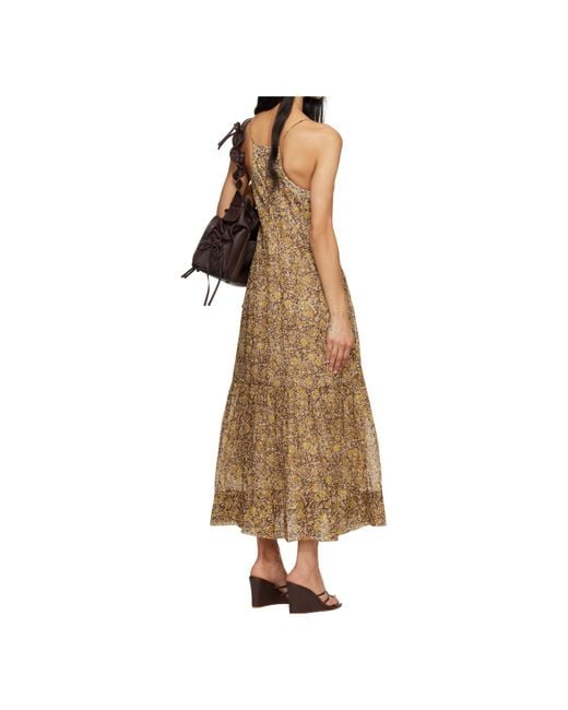 Isabel Marant Natural Isabel Marant Étoile Sabba V-Neck Dress