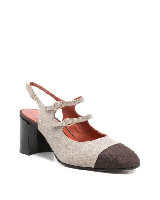 CAREL PARIS Pink Slingback Pumps