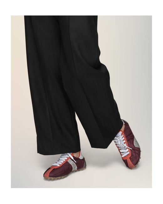 Maison Margiela Red Sprinters Lace-Up Sneakers for men