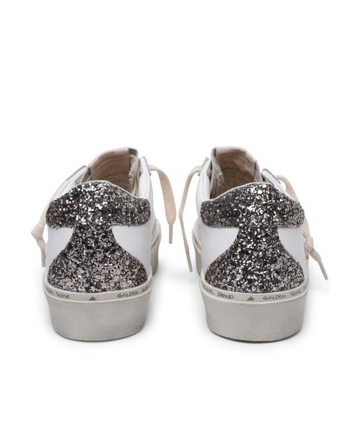 Golden Goose Deluxe Brand White 'Hi Star Classic' Leather Sneakers