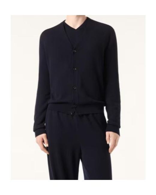 Loro Piana Blue Classic Cardigan for men