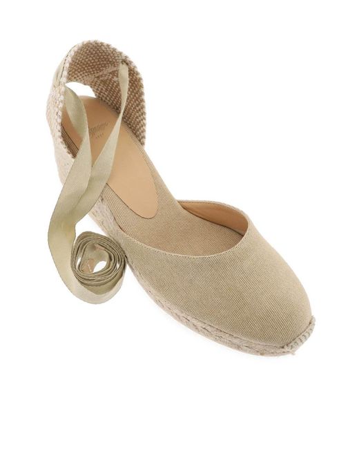 Castaner Metallic Carina 60Mm Wedge Espadrilles