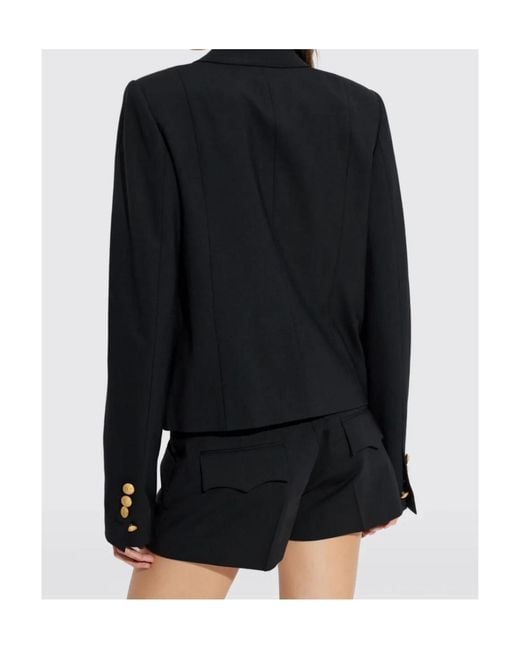 DSquared² Black Button-Up Blazer