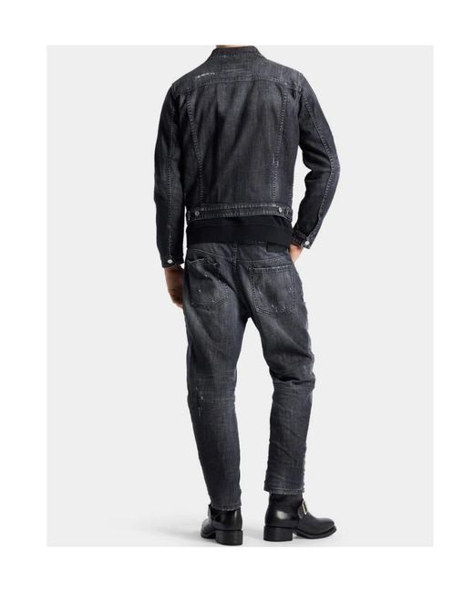 DSquared² Gray Fog Bro Jeans for men