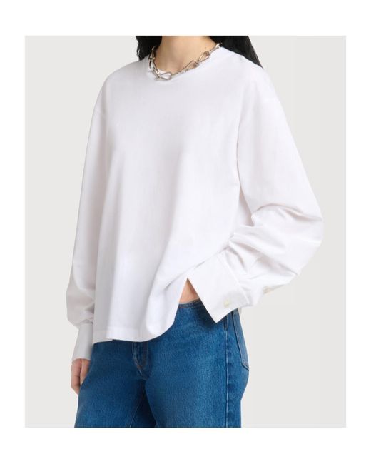 Marni White Shirt Sleeves T-Shirt