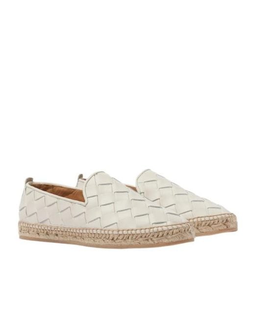 Scarosso White Martina Woven Espadrilles