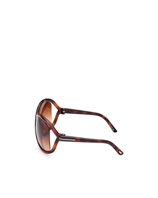 Tom Ford Pink Hollowed-Out Detail Sunglasses for men