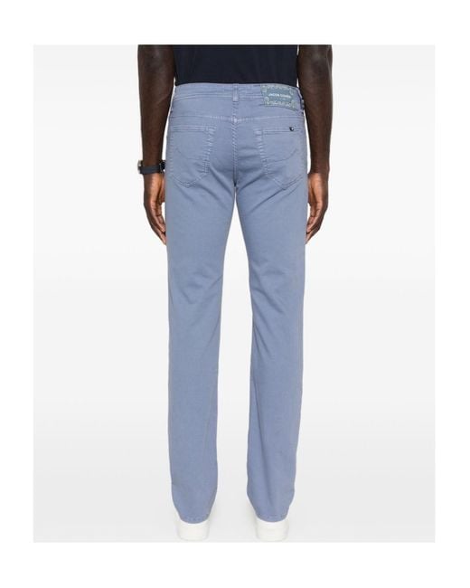Jacob Cohen Blue Belt Loop Jeans for men