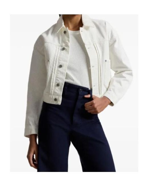 Polo Ralph Lauren White Buttoned Jacket