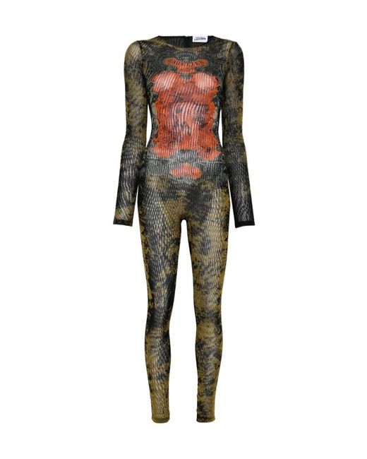 Jean Paul Gaultier Multicolor Médaillon Bodysuit