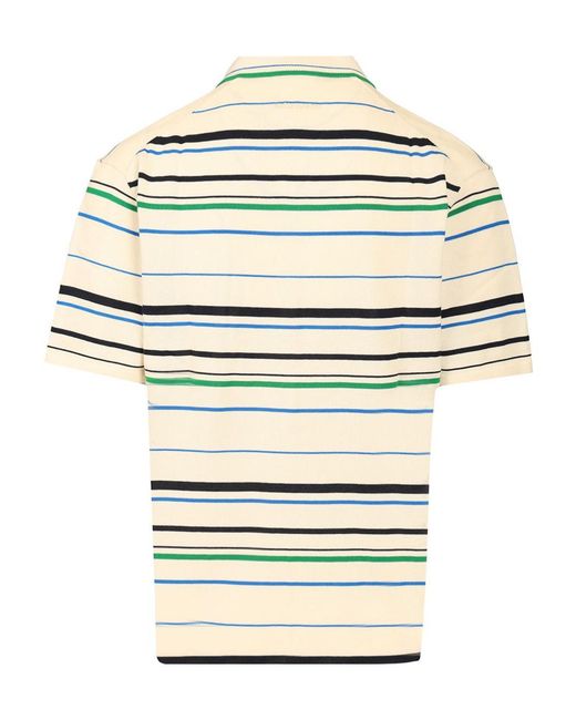 Adidas by Wales Bonner White Adidas Originals X Wales Bonner Striped Ribbed T-Shirt for men
