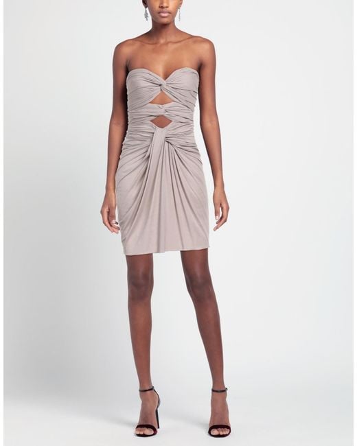 Saint Laurent Purple Sleeveless Balloon Dress