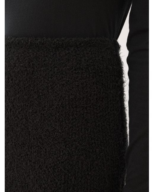 Chloé Black Bouclé Mini Skirt