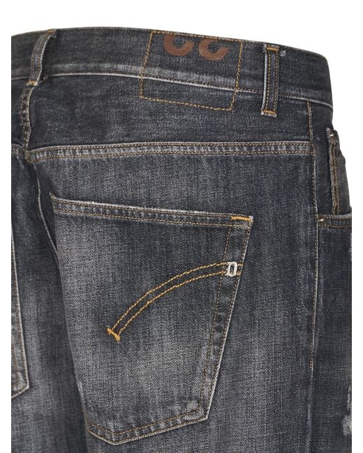 Dondup Gray Paco Loose-Fit Jeans for men