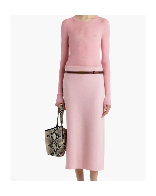 Khaite Pink Mosi Top