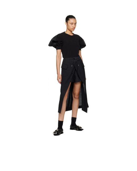 Toga Black Buckle Ballet Shoes