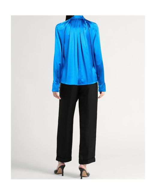 Max Mara Blue Long Sleeve Shirt