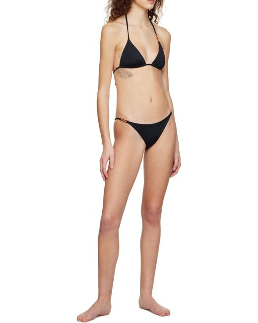 Versace Black Medusa Detailed Bikini Briefs