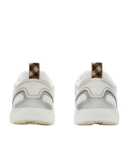 Burberry White Matrix Sport Sneakers for men