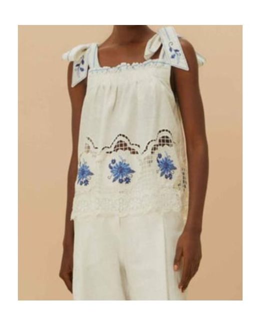 Farm Rio Blue Bow Vest